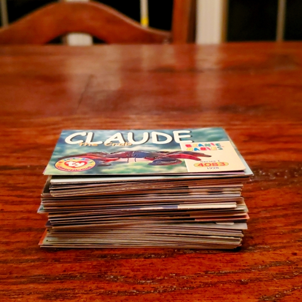 Lot of 66 Beanie Baby Collectable Rookie Trading Cards